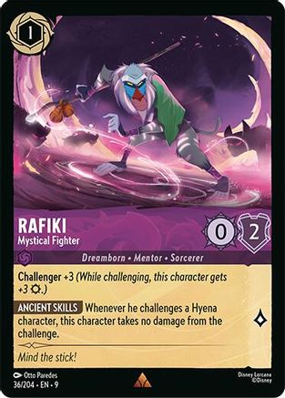 Rafiki - Mystical Fighter (36/204) - Fabled