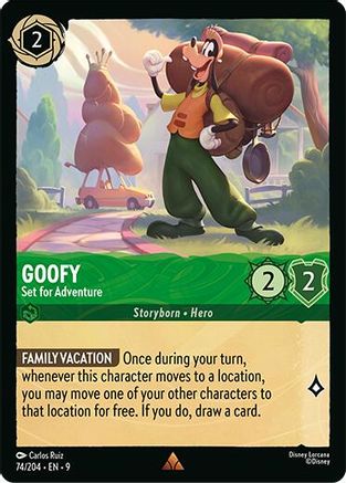 Goofy - Set for Adventure (74/204) - Fabled Cold Foil