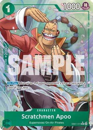 Scratchmen Apoo (Alternate Art) (EB01-015) - Premium Booster -The Best- Vol. 2 Foil