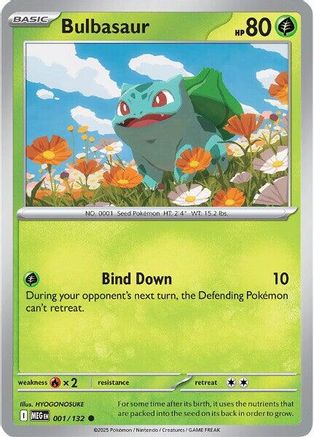 Bulbasaur 001/132 - ME01 Mega Evolution