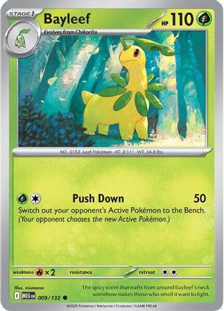 Bayleef 009 - ME01 Mega Evolution Reverse Holofoil