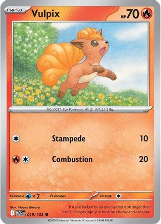 Vulpix 019/132 - ME01 Mega Evolution