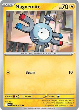 Magnemite 045 - ME01 Mega Evolution Reverse Holofoil