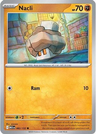 Nacli 082 - ME01 Mega Evolution Reverse Holofoil