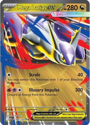 Mega Latias ex 100/132 - ME01 Mega Evolution Holofoil