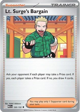 Lt. Surge's Bargain 120/132 - ME01 Mega Evolution