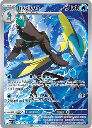 Inteleon 142/132 - ME01 Mega Evolution Holofoil