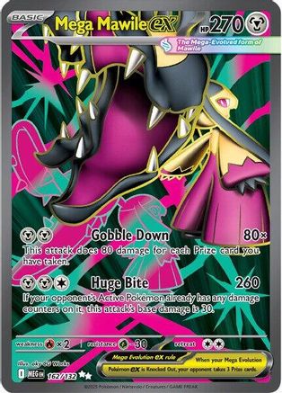 Mega Mawile ex 162/132 - ME01 Mega Evolution Holofoil