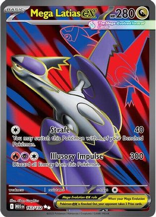 Mega Latias ex 163/132 - ME01 Mega Evolution Holofoil