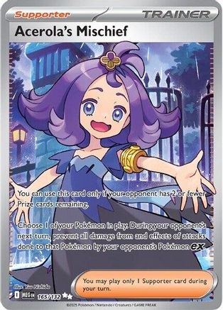 Acerola's Mischief 165/132 - ME01 Mega Evolution Holofoil