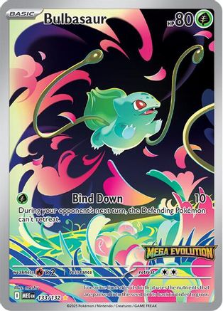 Bulbasaur (Mega Evolution) 133/132 - ME01 Mega Evolution Holofoil