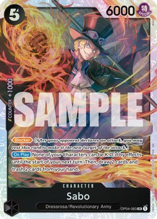 Sabo - OP04-083 (Reprint) (OP04-083) - Premium Booster -The Best- Vol. 2 Foil
