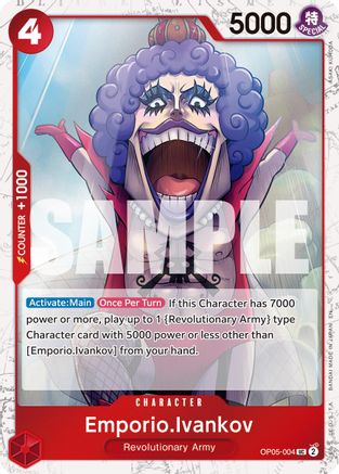 Emporio.Ivankov (Pirate Foil) (OP05-004) - Premium Booster -The Best- Vol. 2 Foil