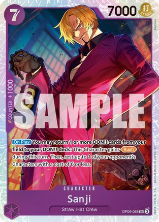 Sanji - OP09-065 (Reprint) (OP09-065) - Premium Booster -The Best- Vol. 2 Foil