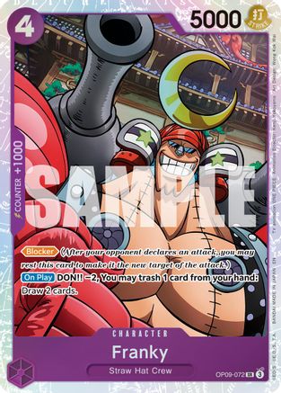 Franky - OP09-072 (Reprint) (OP09-072) - Premium Booster -The Best- Vol. 2 Foil