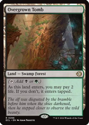 Overgrown Tomb (ECL-266) - Lorwyn Eclipsed Foil