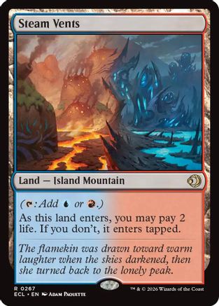 Steam Vents (ECL-267) - Lorwyn Eclipsed - Super Anime Store