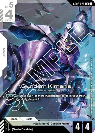 Gundam Kimaris (GD02-070) - Dual Impact Holofoil - Super Anime Store