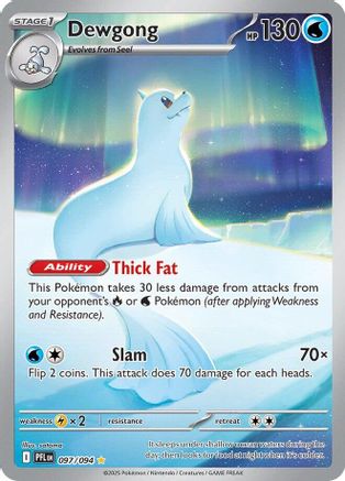 Dewgong 097/094 - ME02 Phantasmal Flames Holofoil