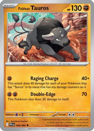 Paldean Tauros 048 - ME02 Phantasmal Flames