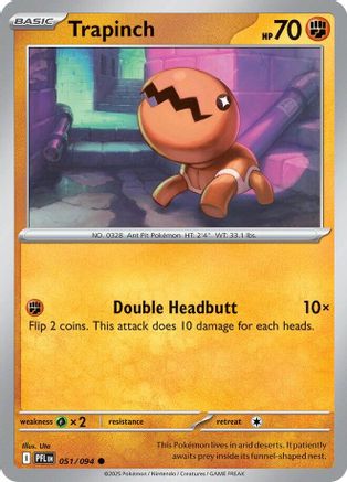 Trapinch 051 - ME02 Phantasmal Flames Reverse Holofoil
