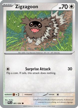 Zigzagoon 081 - ME02 Phantasmal Flames