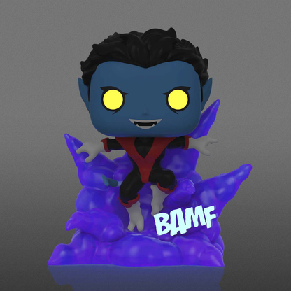 Funko Pop! Deluxe Marvel Comics: X-Men - Nightcrawler Glow-In-The-Dark PX Previews Exclusive