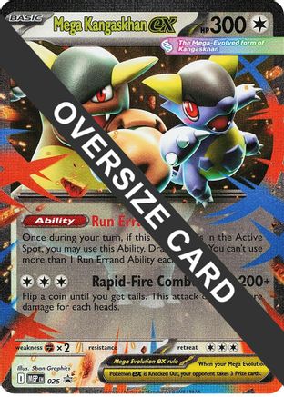 Mega Kangaskhan ex 025 - Jumbo Cards Holofoil