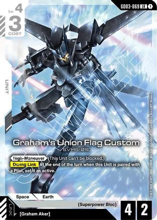 Graham's Union Flag Custom (GD03-069) - Steel Requiem Holofoil