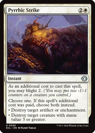 Pyrrhic Strike (ECL-030) - Lorwyn Eclipsed