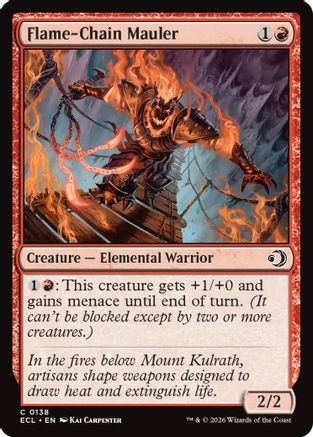 Flame-Chain Mauler (ECL-138) - Lorwyn Eclipsed