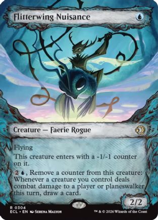 Flitterwing Nuisance (Showcase) (ECL-304) - Lorwyn Eclipsed Foil - Super Anime Store