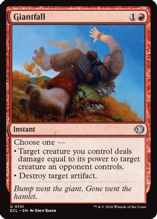 Giantfall (ECL-141) - Lorwyn Eclipsed