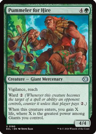 Pummeler for Hire (ECL-190) - Lorwyn Eclipsed