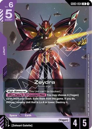 Zeydra (GD03-054) - Steel Requiem Holofoil