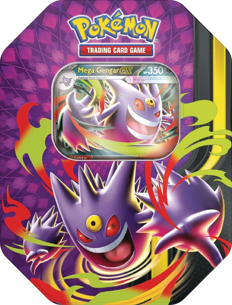 Pokémon TCG: Mega Moonlit Tin Mega Gengar ex