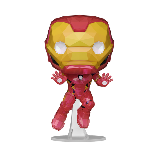 POP! Marvel: 1268 Disney 100, Iron Man (Facet) Exclusive