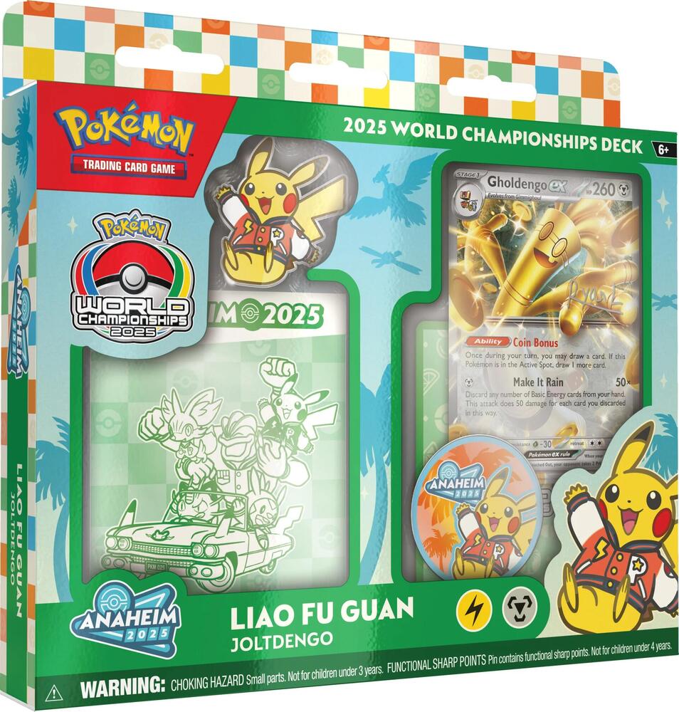 Pokémon TCG: 2025 World Championship Deck: Liao Fu Guan (Joltdengo)