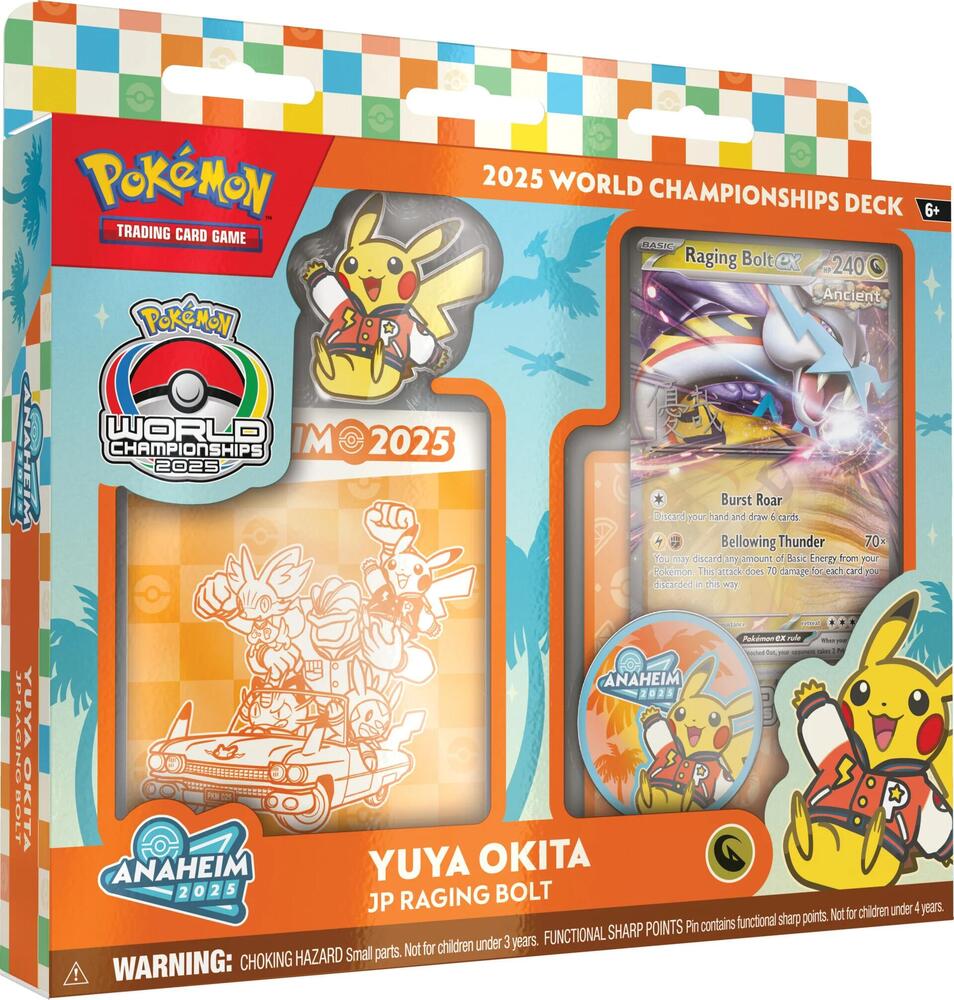 Pokémon TCG: 2025 World Championship Deck: Yuyu Okita (JP Raging Bolt)