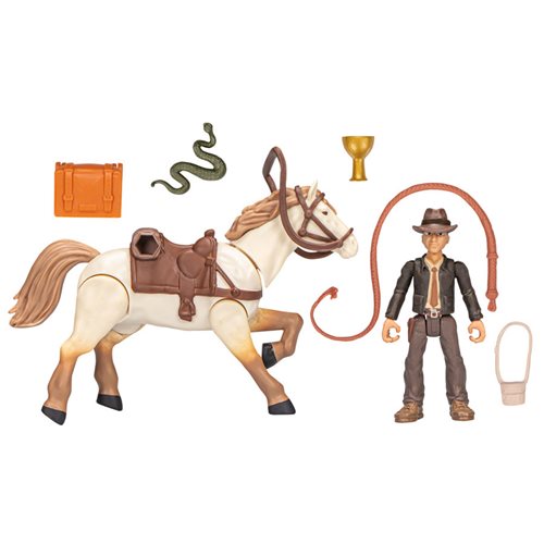 Indiana Jones Worlds of Adventure Indiana Jones mit Pferde-Actionfiguren-Set 