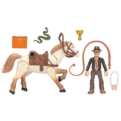 Indiana Jones Worlds of Adventure Indiana Jones with Horse Action Figure Set