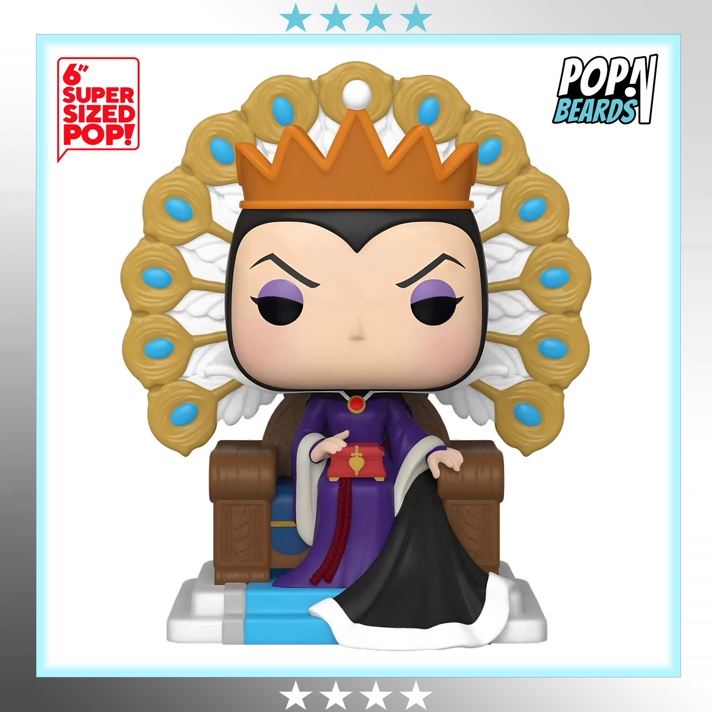 POP! Deluxe (Super): 1088 Villains, Evil Queen On Throne