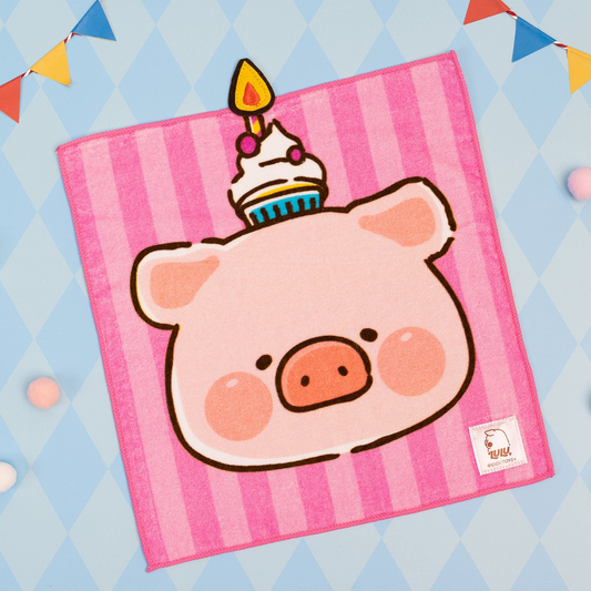 【BOGO】ToyZero+ Lulu The Pig Celebration: Geburtstagskuchen-Taschentuch
