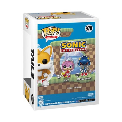 Funko Pop! Games 978 - Sonic the Hedgehog - Tails Flying Vinyl Figure - Specialty Series