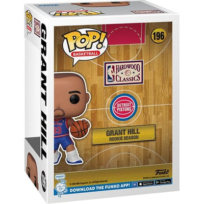 Funko Pop! 196 - Detroit Pistons - Grant Hill Rookie Season Vinyl Figure