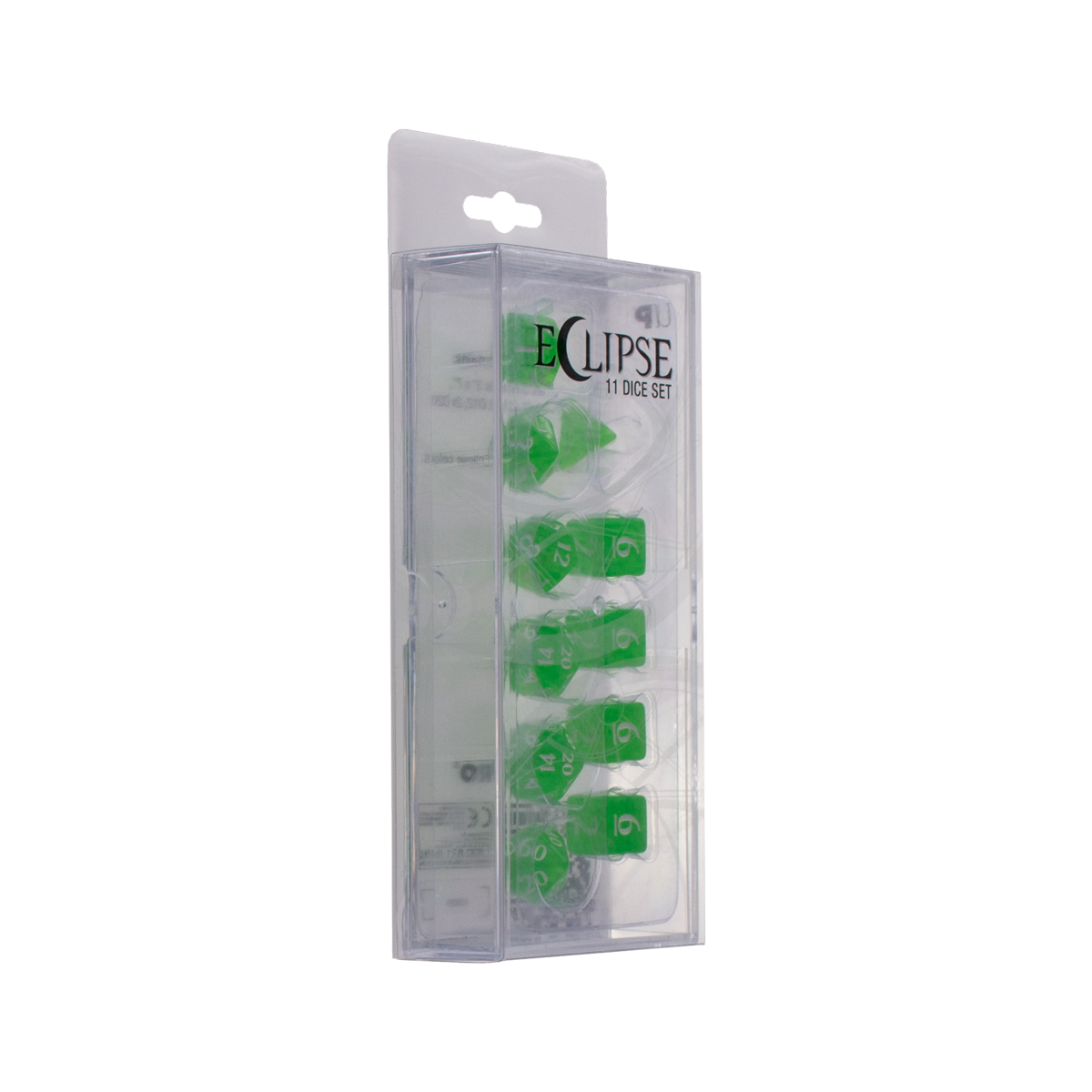 Ultra PRO: 11-Dice Set - Eclipse (Lime Green)