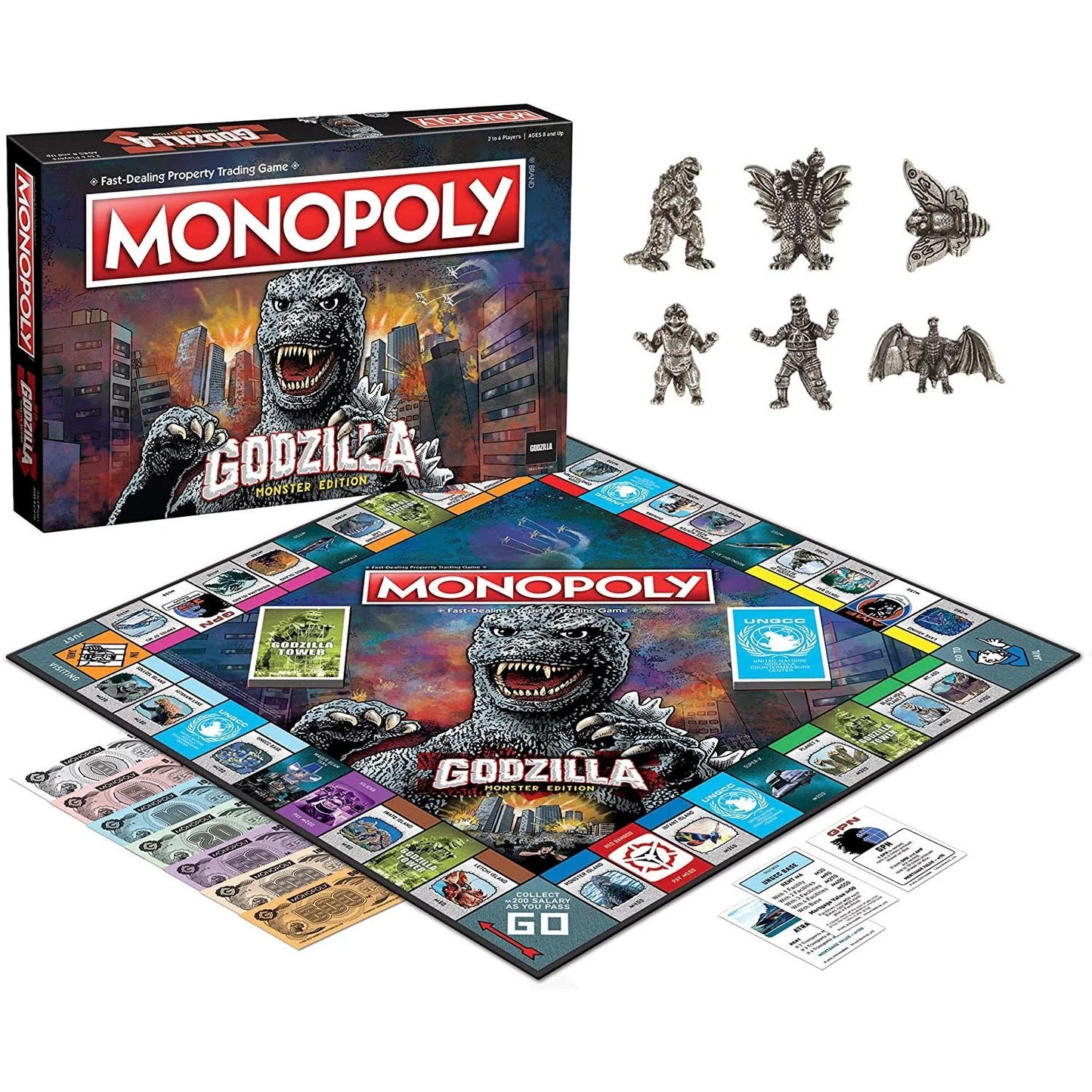 Monopoly Godzilla Monster Edition Board Game