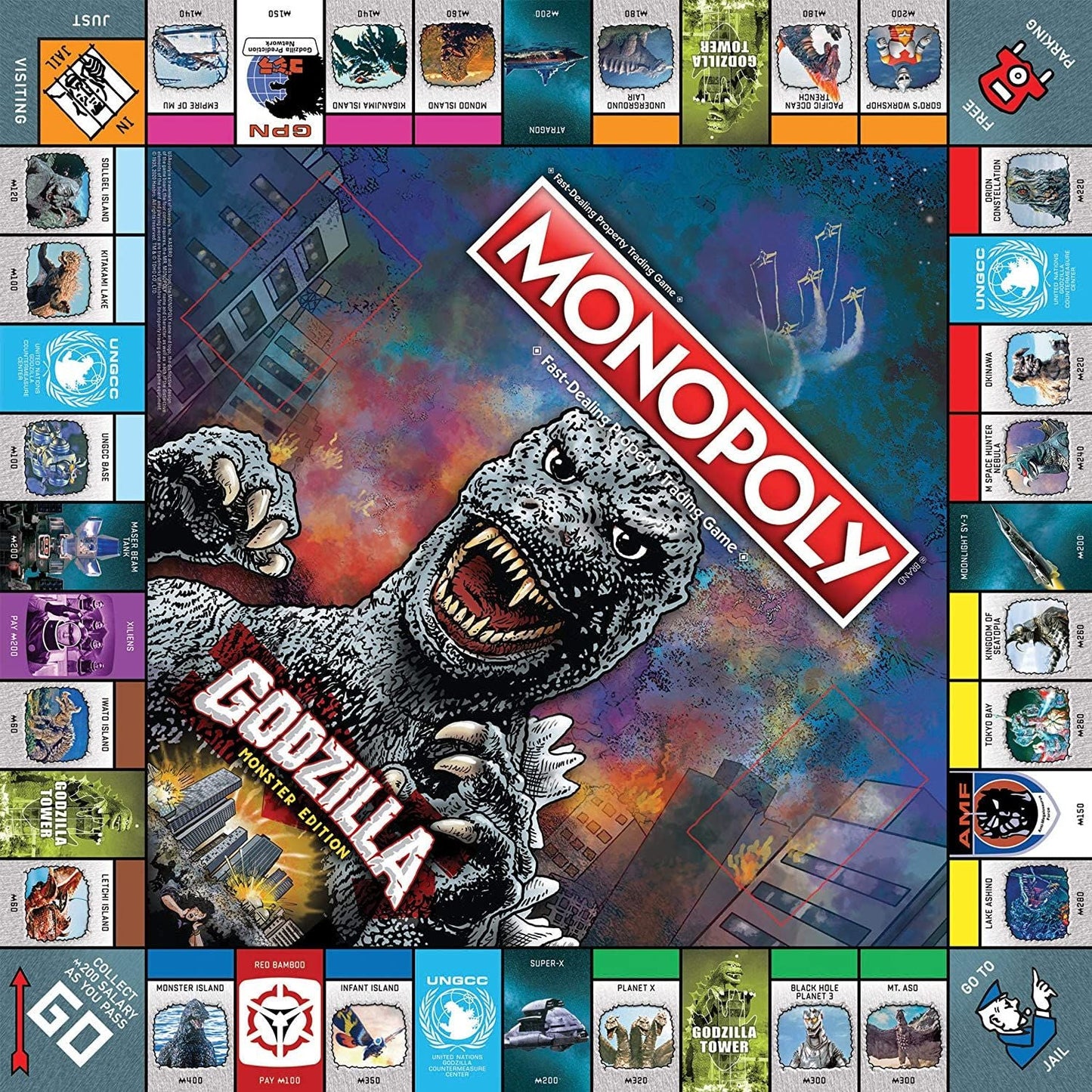 Monopoly Godzilla Monster Edition Brettspiel 