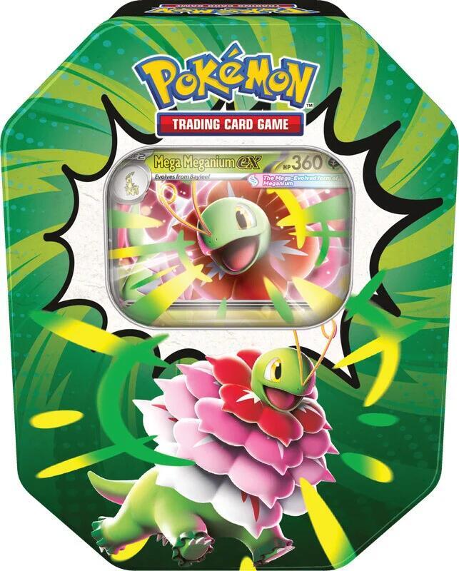 Pokemon: Mega Evolution - Ascended Heroes Tin - Mega Meganium ex