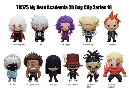 My Hero Academia 3D Foam Bag Clip, Series 10